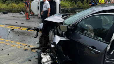 serious car crash